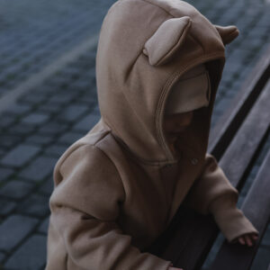 Eared Jumpsuit for Babies and Kids – Cacao