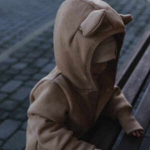 Eared Jumpsuit for Babies and Kids – Cacao