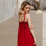 Linen Ballade Dress - Lava Falls