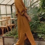 Linen Rhapsody Dress - Bronze