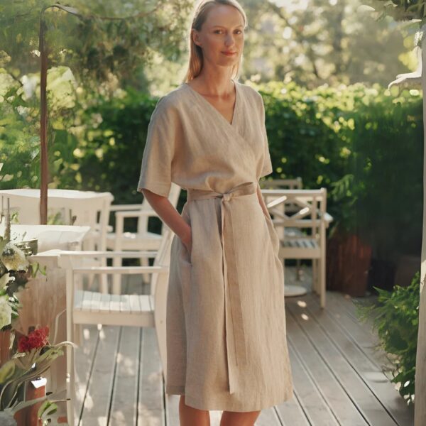 Linen Vine Dress – Melange