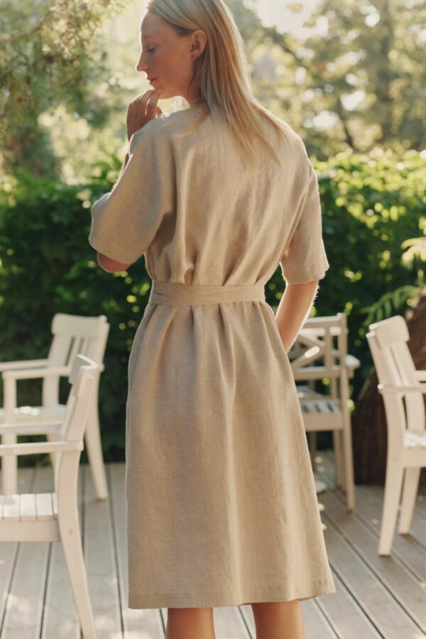 Linen Vine Dress – Melange