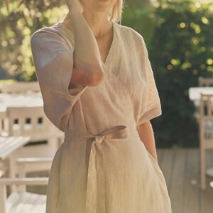 Linen Vine Dress – Melange