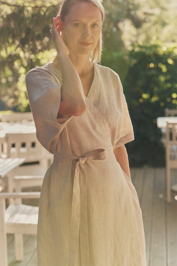 Linen Vine Dress – Melange