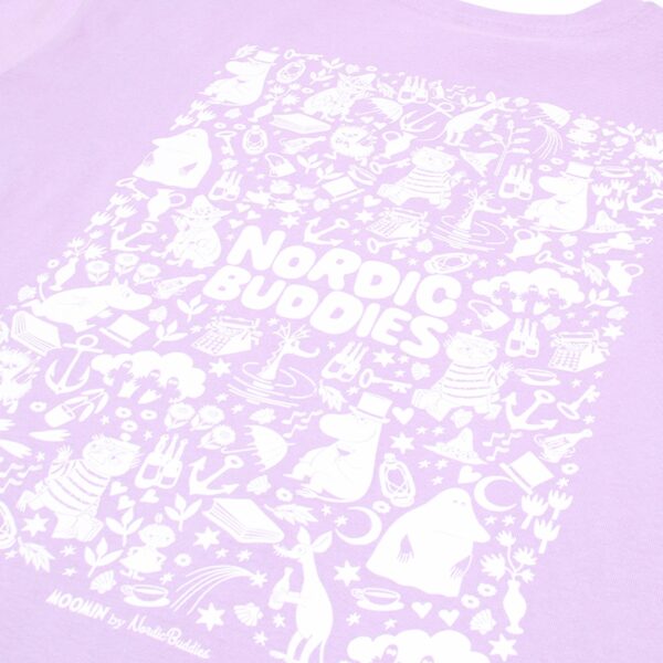 Moomin Heavy Unisex T-shirt – Lilac