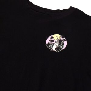 Moomintroll Jungle Heavy Unisex T-shirt – Black