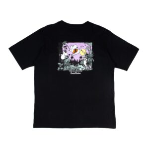 Moomintroll Jungle Heavy Unisex T-shirt – Black