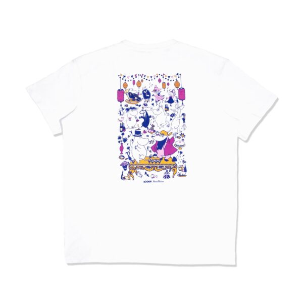 Moomin Party Heavy Unisex T-shirt – White