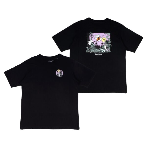 Moomintroll Jungle Heavy Unisex T-shirt – Black