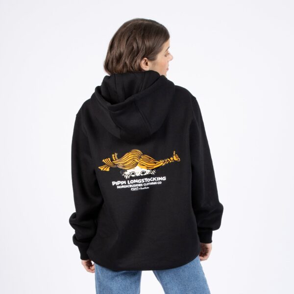 Pippi Longstocking Unisex Heavy Hoodie – Black