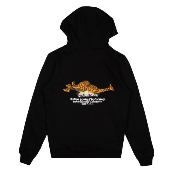 Pippi Longstocking Unisex Heavy Hoodie – Black