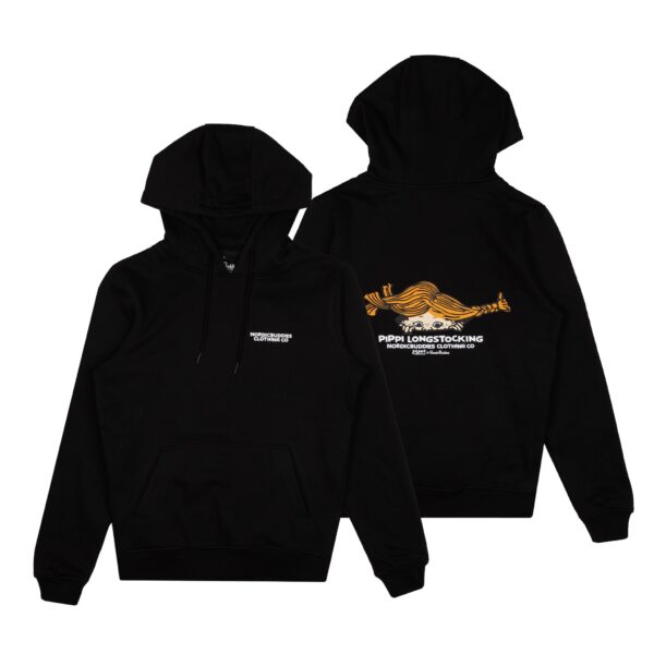 Pippi Longstocking Unisex Heavy Hoodie – Black