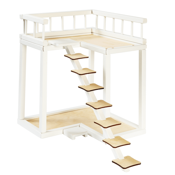 Dollhouse Balcony – White
