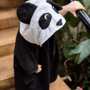 Short-Sleeve Poncho PANDA – For TODDLERS (Size 82/86-116)