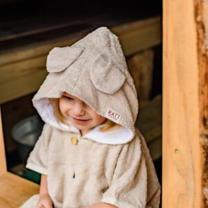 Short-Sleeve Poncho TEDDY – For TODDLERS (Size 82/86-116)