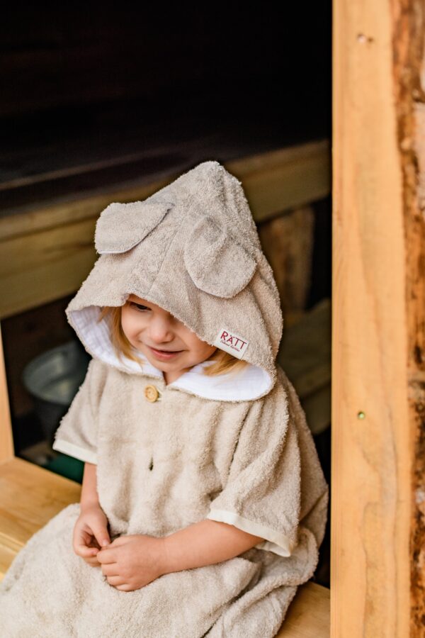 Short-Sleeve Poncho TEDDY – For TODDLERS (Size 82/86-116)