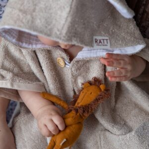 Short-Sleeve Poncho TEDDY – For TODDLERS (Size 82/86-116)