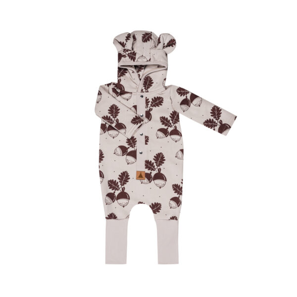 Eared Jumpsuit for Babies and Kids – Acorns on Sand