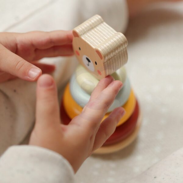 3in1 Toy Box – Sorting Blocks, Stackable Pyramid and Elephant On Wheels