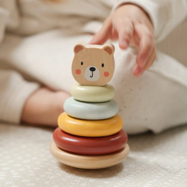 3in1 Toy Box – Sorting Blocks, Stackable Pyramid and Elephant On Wheels