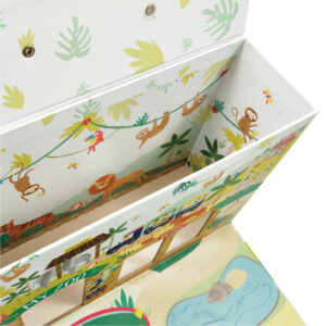 Playbox with Wooden Pieces – Jungle & Zoo