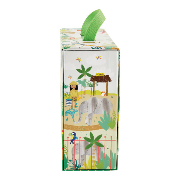Playbox with Wooden Pieces – Jungle & Zoo