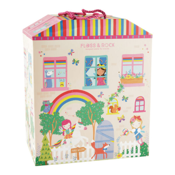 Playbox with Wooden Pieces – Rainbow Fairy