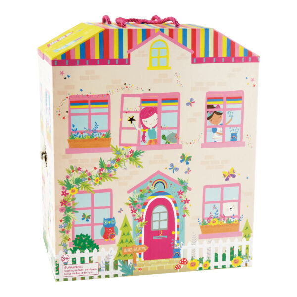 Playbox with Wooden Pieces – Rainbow Fairy