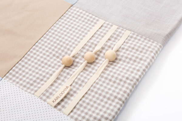 Small baby activity mat, 100×100 cm – Blue