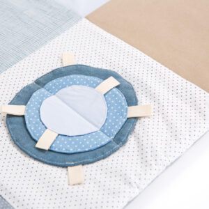 Small baby activity mat, 100×100 cm – Blue