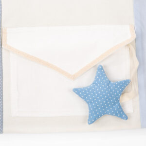 Small baby activity mat, 100×100 cm – Blue