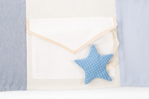 Small baby activity mat, 100×100 cm – Blue