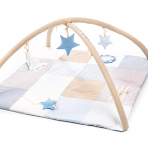 Small baby activity mat, 100x100 cm - Blue