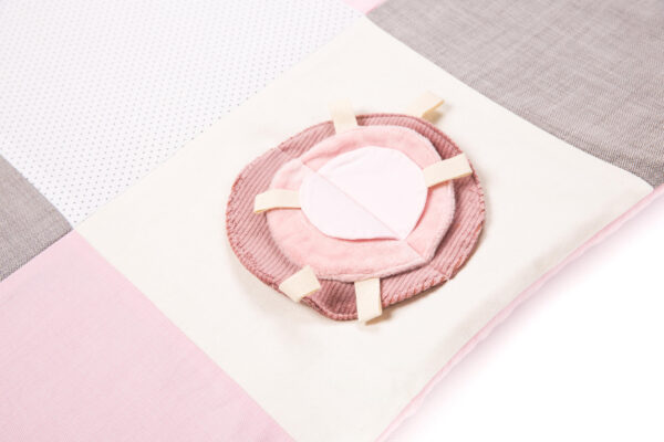 Small baby activity mat, 100×100 cm – Pink