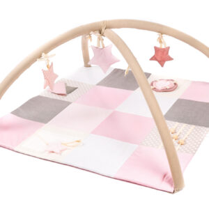 Small baby activity mat, 100x100 cm - Pink