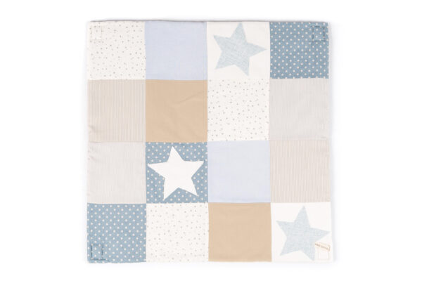 Small baby activity mat, 80×80 cm – Blue