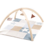 Small baby activity mat, 80x80 cm - Blue