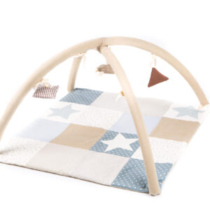 Small baby activity mat, 80x80 cm - Blue