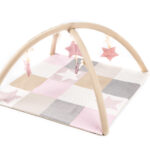 Small baby activity mat, 80x80 cm - Pink