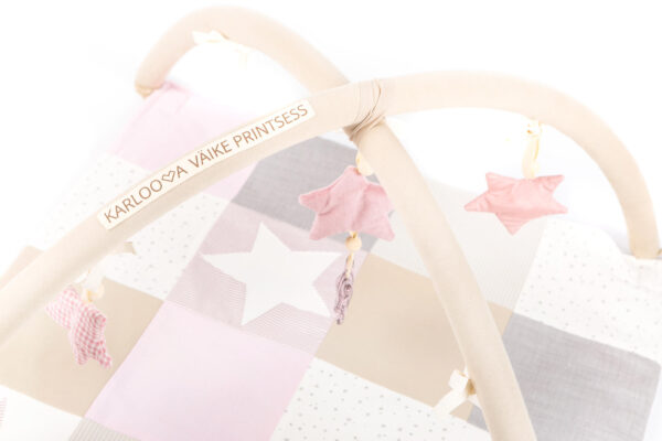 Small baby activity mat, 80×80 cm – Pink