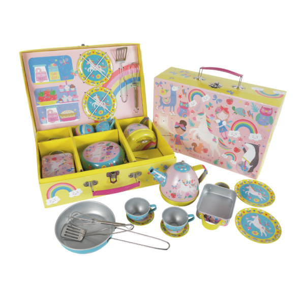 Tea and Cooking Set for Kids with Music – Rainbow Fairy