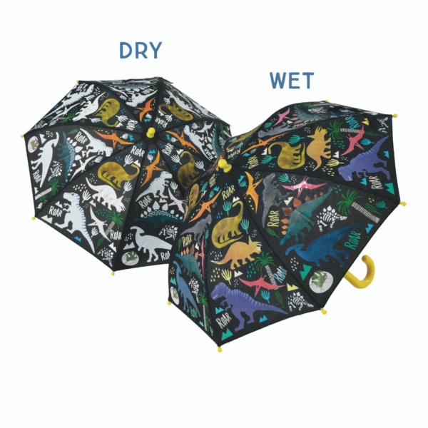 Transparent Color Changing 3D Umbrella – Dinosaur