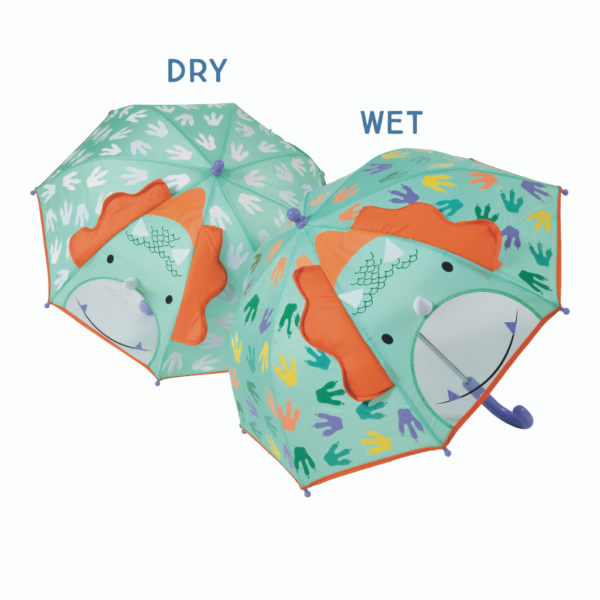 Color Changing 3D Umbrella – Dinosaur