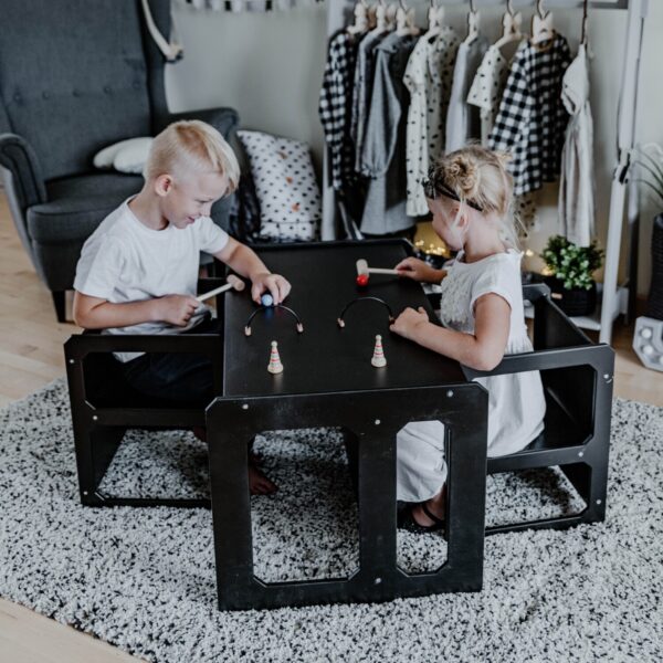 Montessori Weaning Table and Chair Set – with 2 Chairs