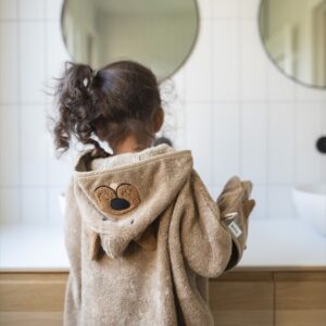 Hooded Bathing Poncho for Kids – Mr. Dog
