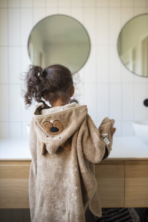 Hooded Bathing Poncho for Kids – Mr. Dog