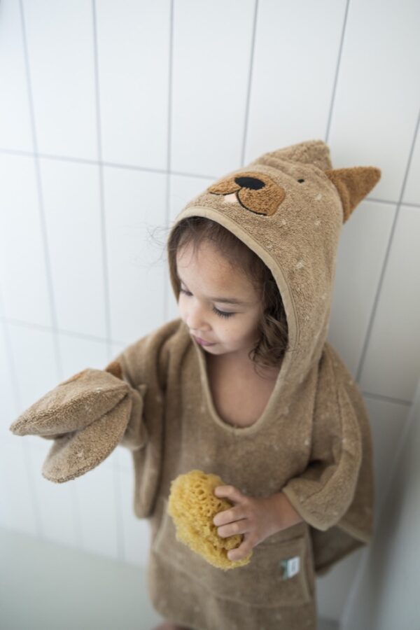 Hooded Bathing Poncho for Kids – Mr. Dog