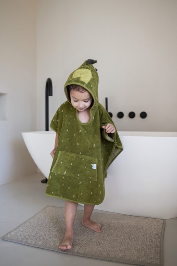Hooded Bathing Poncho for Kids – Mr. Dino