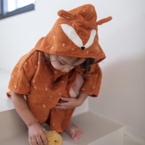 Hooded Bathing Poncho for Kids – Mr. Fox