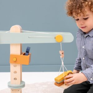 Wooden Construction Crane